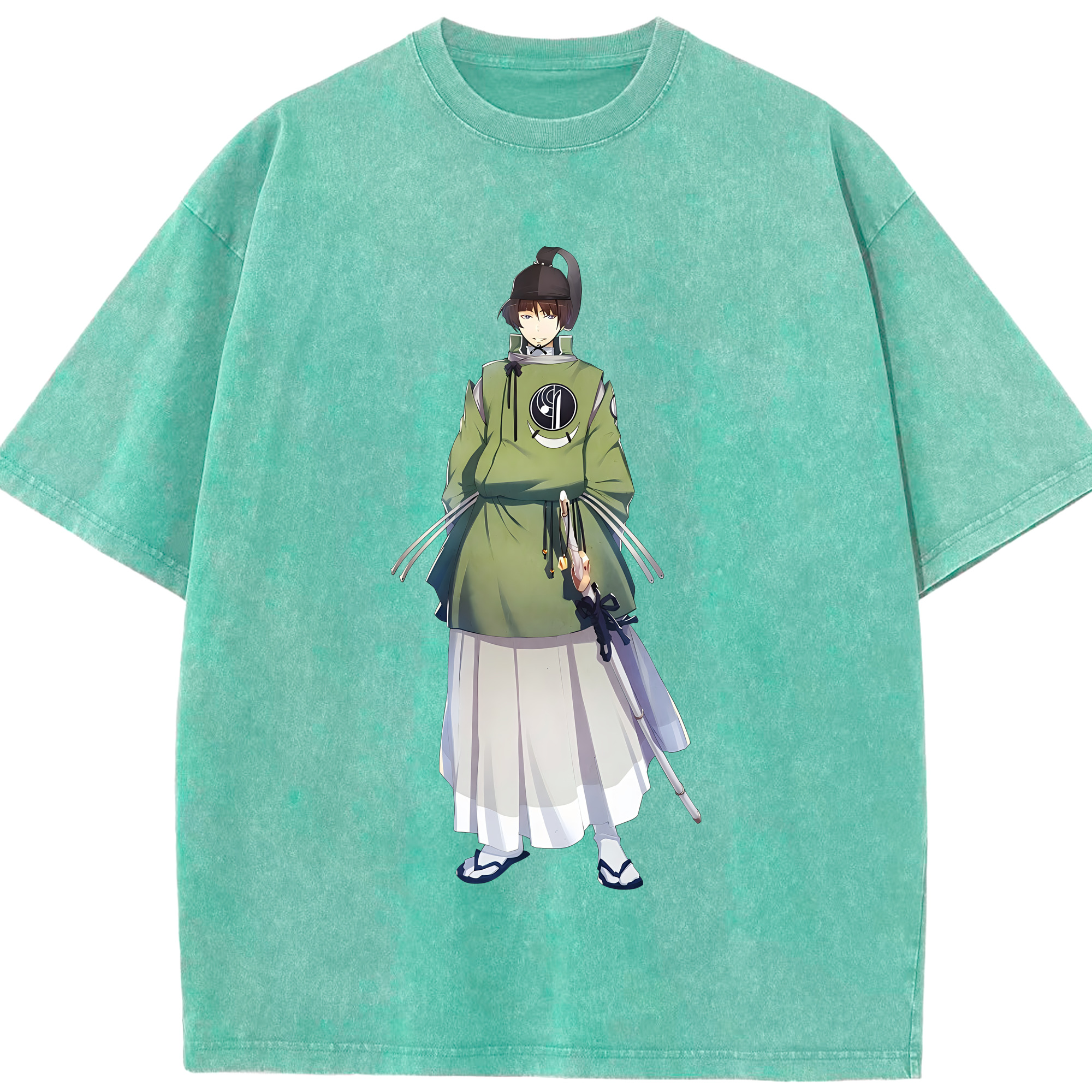 （画像用） 刀剣乱舞 Touken Ranbu 綿100% ヴィンテージ風 半袖Tシャツ（フロントプリント）